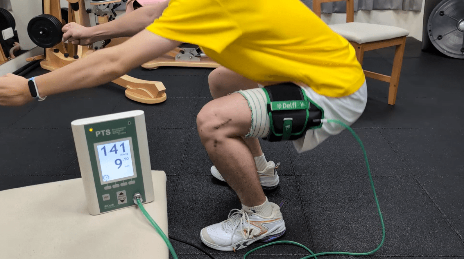 物理治療運動訓練與血流阻斷訓練情境